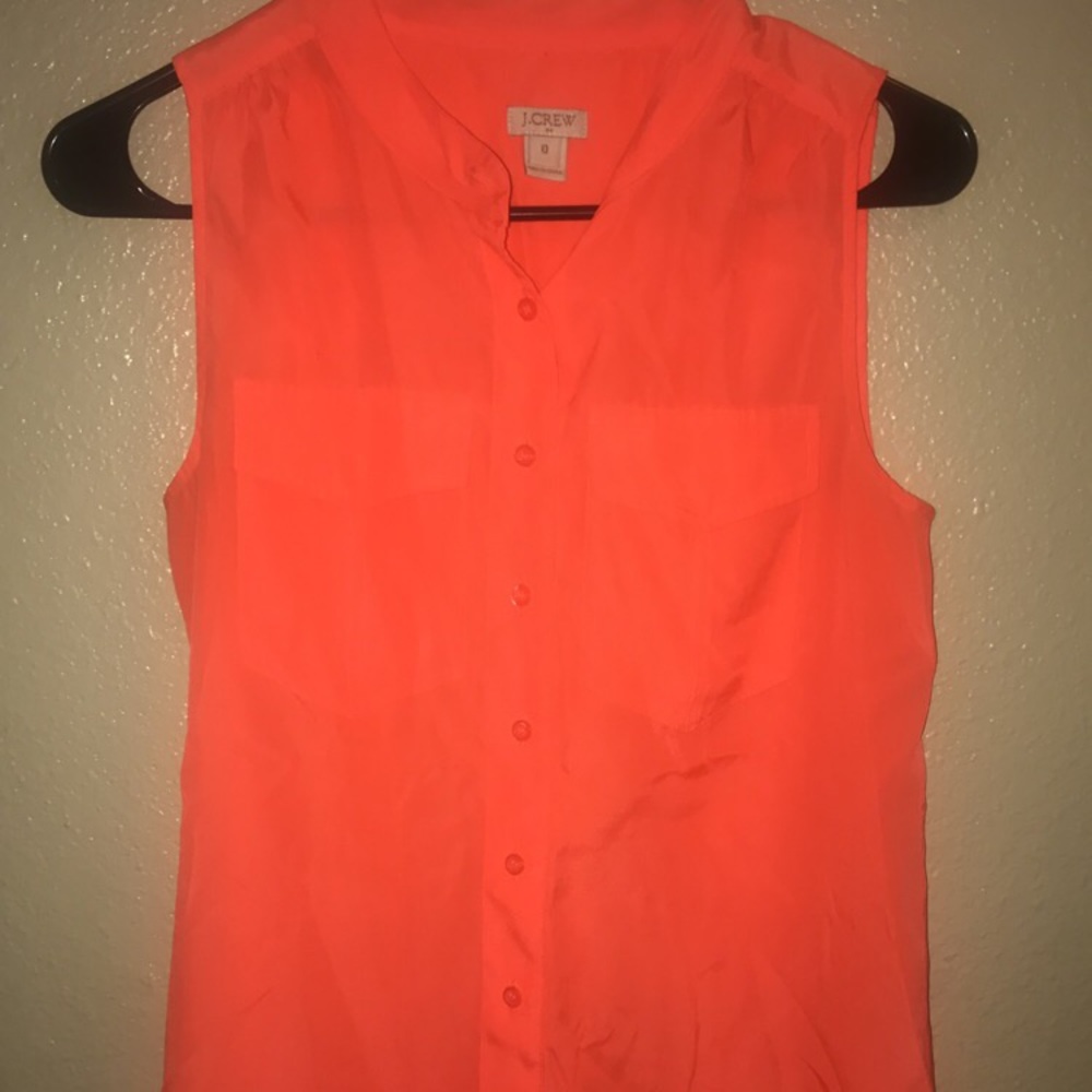 J.Crew Pink Button up Blouse